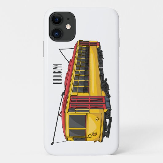 Mata Troley Cartoon Illustration Case-Mate iPhone Hülle (Rückseite)