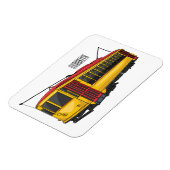 Mata Troley Cartoon Illustration Magnet (Linke Seite)