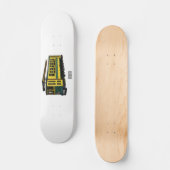 Mata Troley Cartoon Illustration Skateboard (Vorderseite)