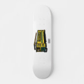 Mata Troley Cartoon Illustration Skateboard (Vorne)