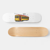 Mata Troley Cartoon Illustration Skateboard (Horizontal)