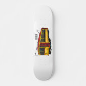 Mata Troley Cartoon Illustration Skateboard (Vorne)