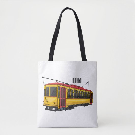 Mata Troley Cartoon Illustration Tasche (Vorderseite)