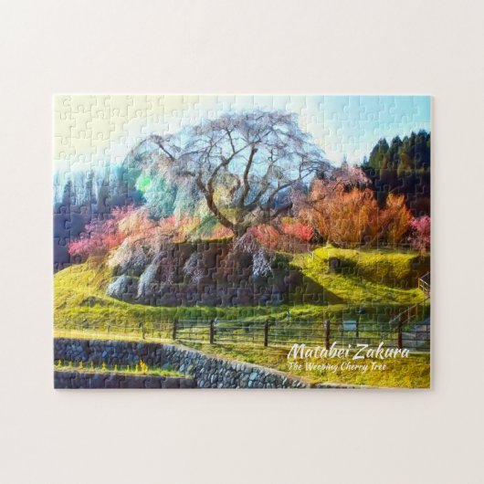 Matabei-Zakura: Kirschbaum wischen Puzzle (Horizontal)