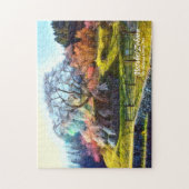 Matabei-Zakura: Kirschbaum wischen Puzzle (Vertikal)