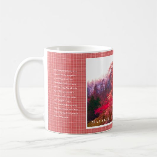 Matabei-Zakura Weeping Cherry Tree Kaffeetasse (Links)