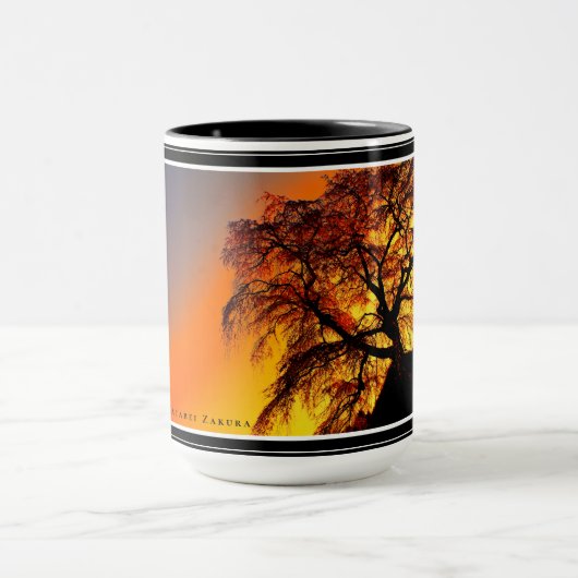 Matabei-Zakura Weeping Cherry Tree Tasse (Zentrum)