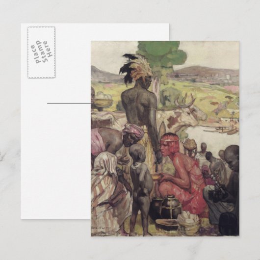 Matadi, 1929 postkarte (Vorne/Hinten)