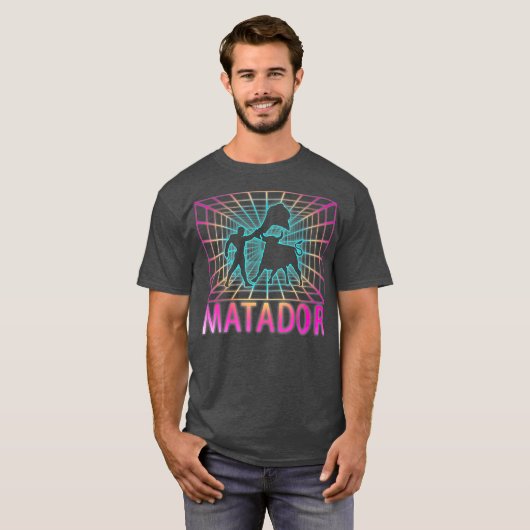 Matador Retro Bullfighter-Geschenk T-Shirt (Vorne ganz)