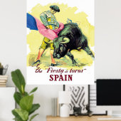 Matador, Stierkampf, Fiesta de toros, Spanien Poster (Heimbüro)