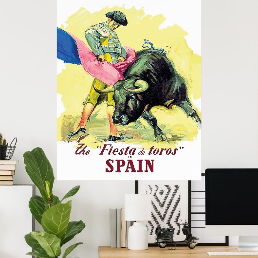 Matador, Stierkampf, Fiesta de toros, Spanien Poster (Heimbüro)
