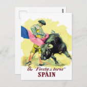 Matador, Stierkampf, Fiesta de toros, Spanien Postkarte (Vorne/Hinten)