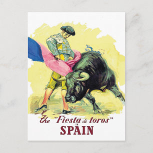 Matador, Stierkampf, Fiesta de toros, Spanien Postkarte
