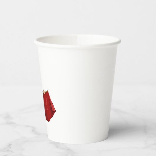 Matador with Red Cape Spanish Bullfighter Pappbecher (Links)