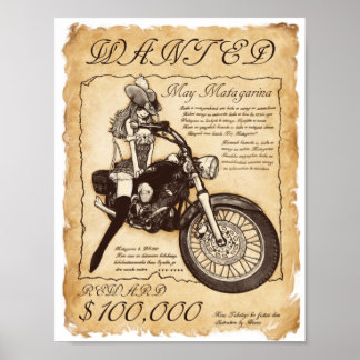 MATAGARINA～手配書ポスター～ POSTER