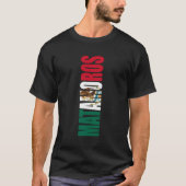 Matamoros Mexico Tamaulipas Mexikanische Flaggenst T-Shirt (Vorderseite)