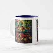 Matangi Coffee Cups (Devi of Knowledge) Zweifarbige Tasse (Vorderseite Links)