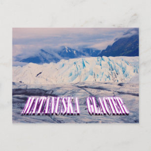 Matanuska Glacier, Glacier Park, Alaska Postkarte