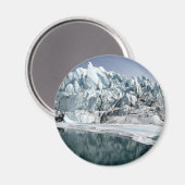 Matanuska Glacier Mouth Alaska Magnet (Vorderseite/Rückseite)