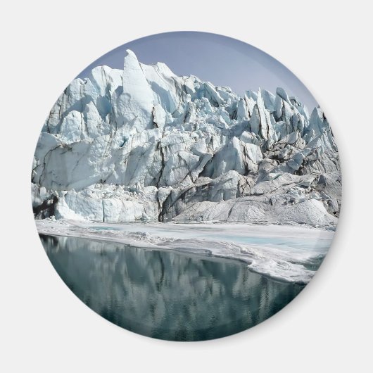 Matanuska Glacier Mouth Alaska Magnet (Vorne)