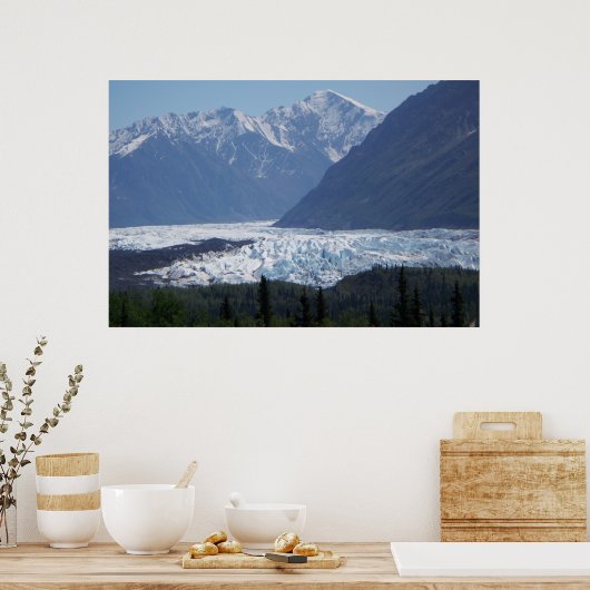 Matanuska Glacier Print Poster (Küche)