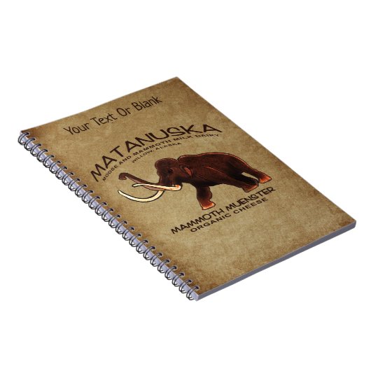 Matanuska Mammoth Münster Cheese Notizblock (Rechte Seite)