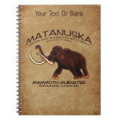 Matanuska Mammoth Münster Cheese Notizblock (Vorderseite)