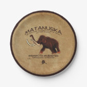 Matanuska Mammoth Münster Cheese Pappteller (Vorderseite)