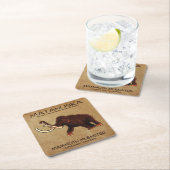 Matanuska Mammoth Münster Cheese Rechteckiger Pappuntersetzer (Vor Ort)