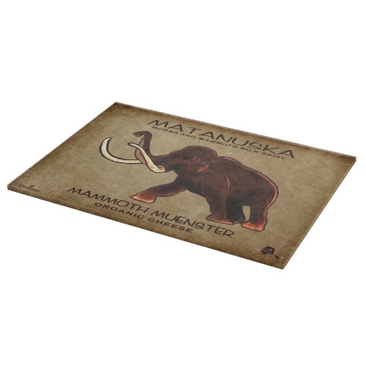 Matanuska Mammoth Münster Cheese Schneidebrett (Ecke)