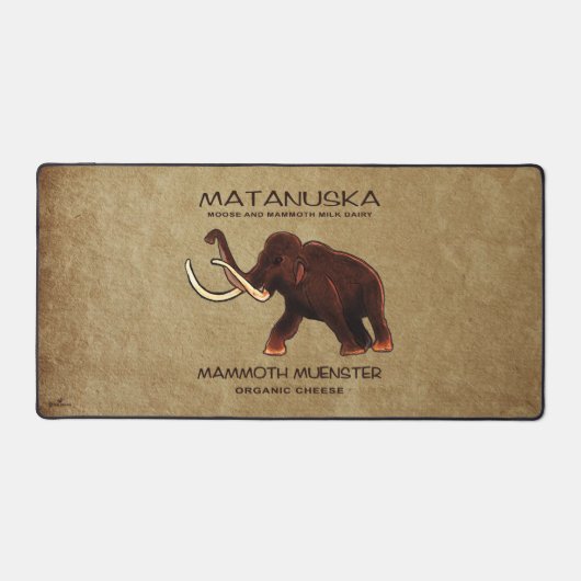 Matanuska Mammoth Münster Cheese Schreibtischunterlage (Vorderseite)