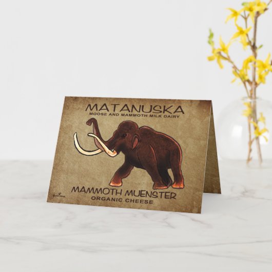 Matanuska Mammoth Münster Chef Karte (Gelbe Blume)