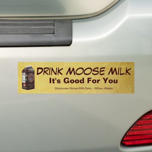 Matanuska Moose Milk Autoaufkleber (Auf Auto)