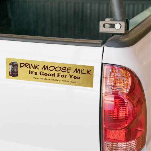 Matanuska Moose Milk Autoaufkleber (Auf Lkw)