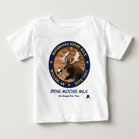 Matanuska Moose Milk Baby T-shirt (Vorderseite)