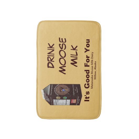 Matanuska Moose Milk Badematte (Vorderseite Vertikal)