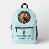 Matanuska Moose Milk Bedruckter Rucksack (Vorderseite)