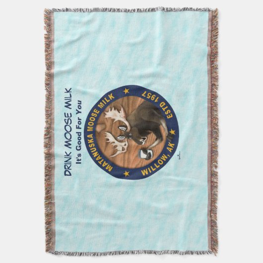Matanuska Moose Milk Decke (Vorderseite Vertikal)
