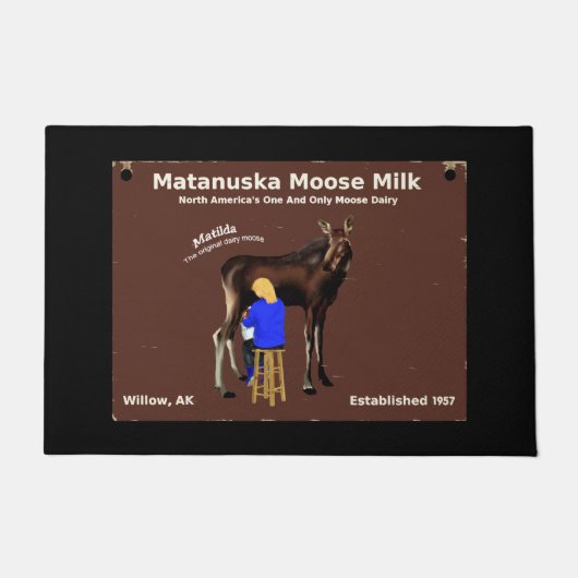 Matanuska Moose Milk Fußmatte (Vorderseite)