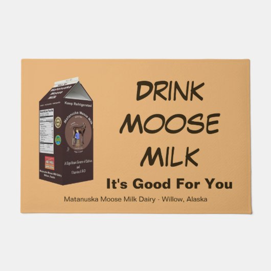 Matanuska Moose Milk Fußmatte (Vorderseite)