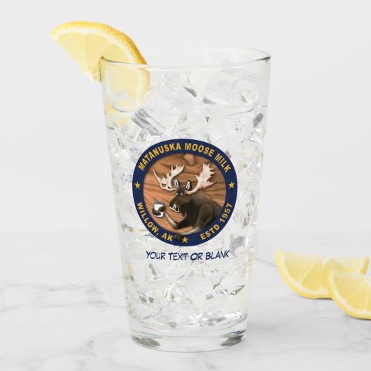 Matanuska Moose Milk Glas (Vorderseite Ice)