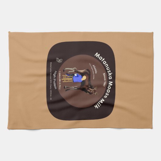 Matanuska Moose Milk Handtuch (Horizontal)