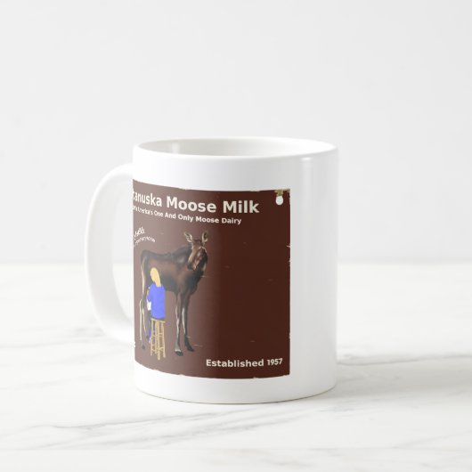 Matanuska Moose Milk Kaffeetasse (Vorderseite Links)