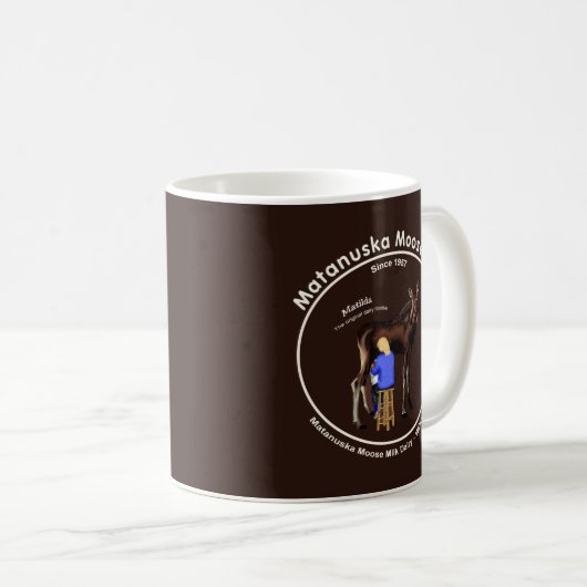Matanuska Moose Milk Kaffeetasse (VorderseiteRechts)