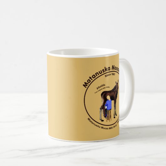 Matanuska Moose Milk Kaffeetasse (VorderseiteRechts)