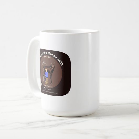 Matanuska Moose Milk Kaffeetasse (Vorderseite Links)