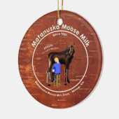 Matanuska Moose Milk Keramikornament (Links)