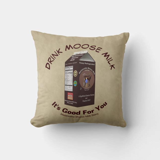 Matanuska Moose Milk Kissen (Vorderseite)