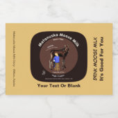 Matanuska Moose Milk Lebensmitteletikett (Einzelnes Label)