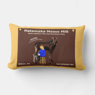 Matanuska Moose Milk Lendenkissen